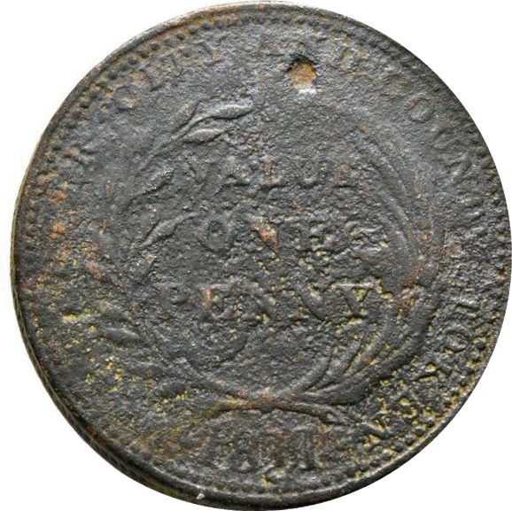 1 Penny Worcestershire - Worcester / City and County reverse