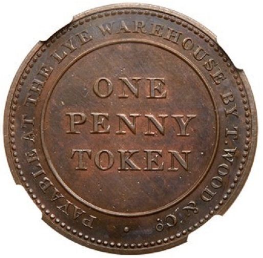 1 Penny Worcestershire - Worcester/Lye Warehouse reverse