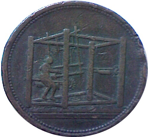1 Penny Yorkshire - Barnsley / Jackson and Listers Warehouse obverse