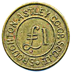1 Pound - Broughton Astley CSL Leicestershire reverse
