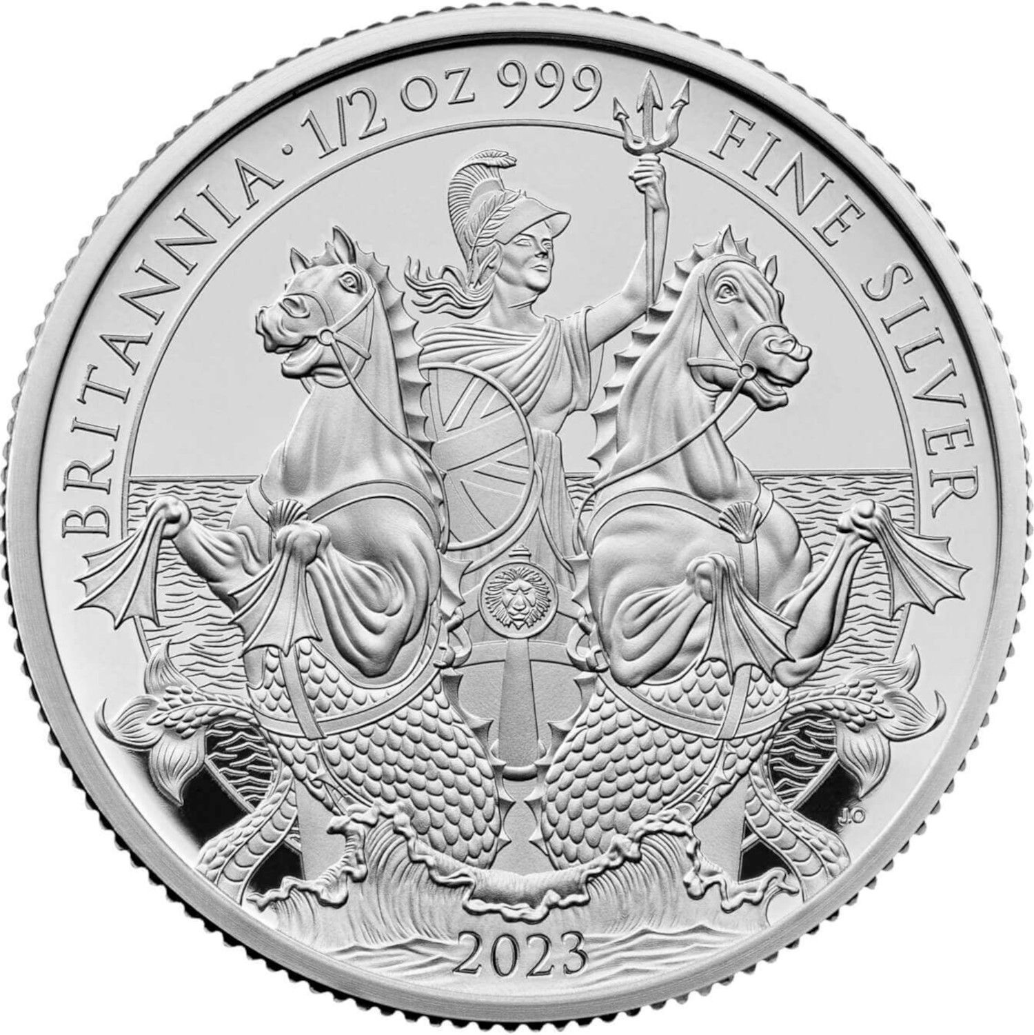 1 Pound - Charles III 1/2 oz Fine Silver reverse