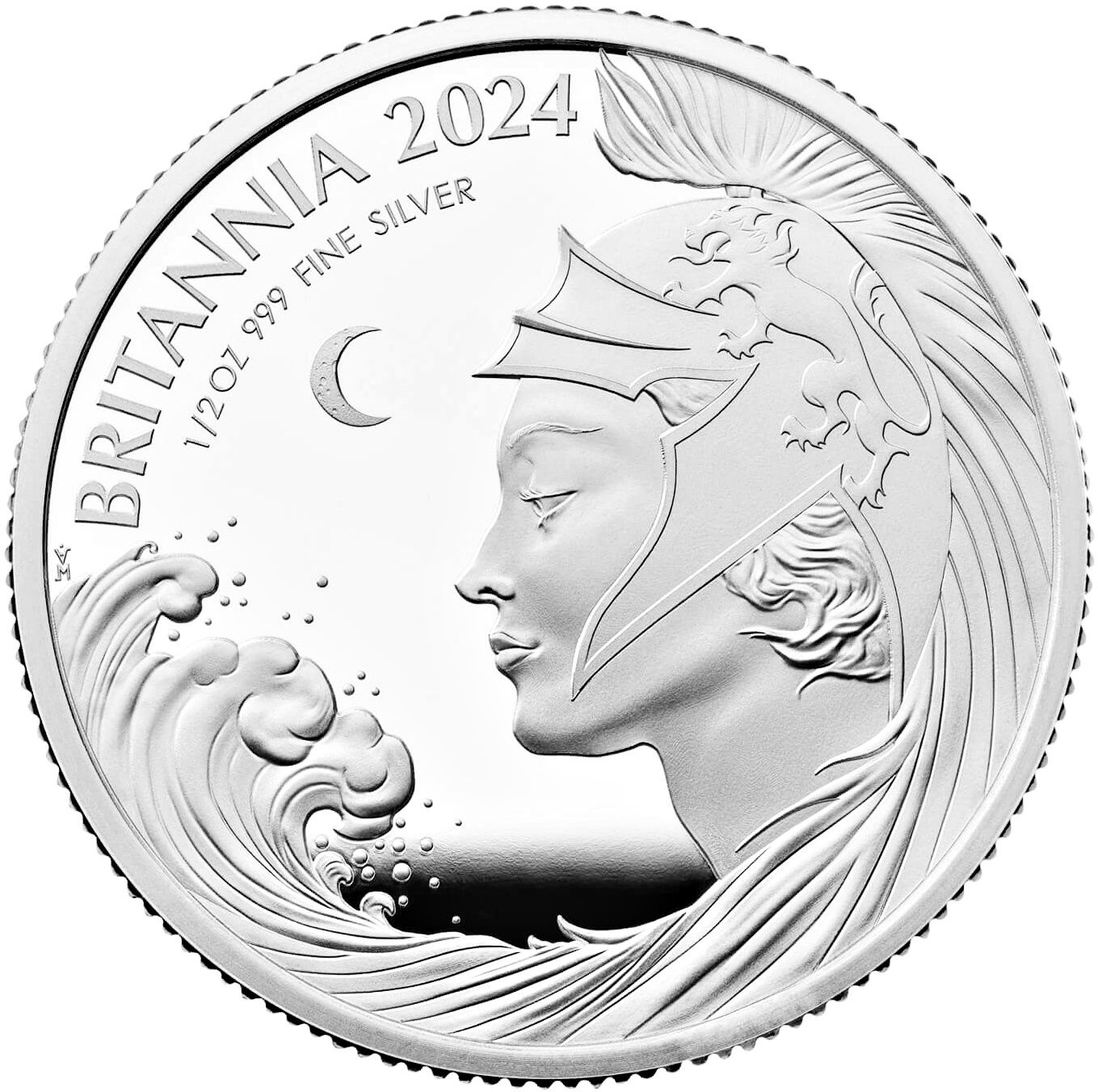 1 Pound - Charles III 1/2 oz Fine Silver reverse