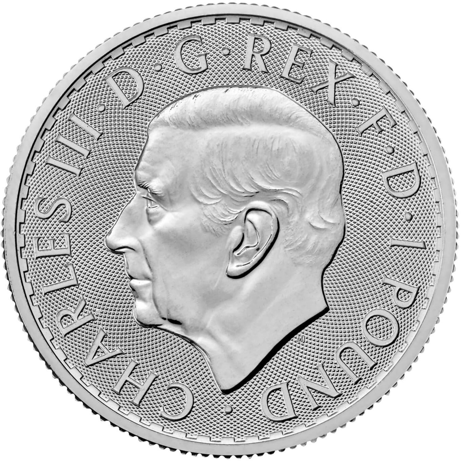 1 Pound - Charles III 1/2 oz Fine Silver obverse
