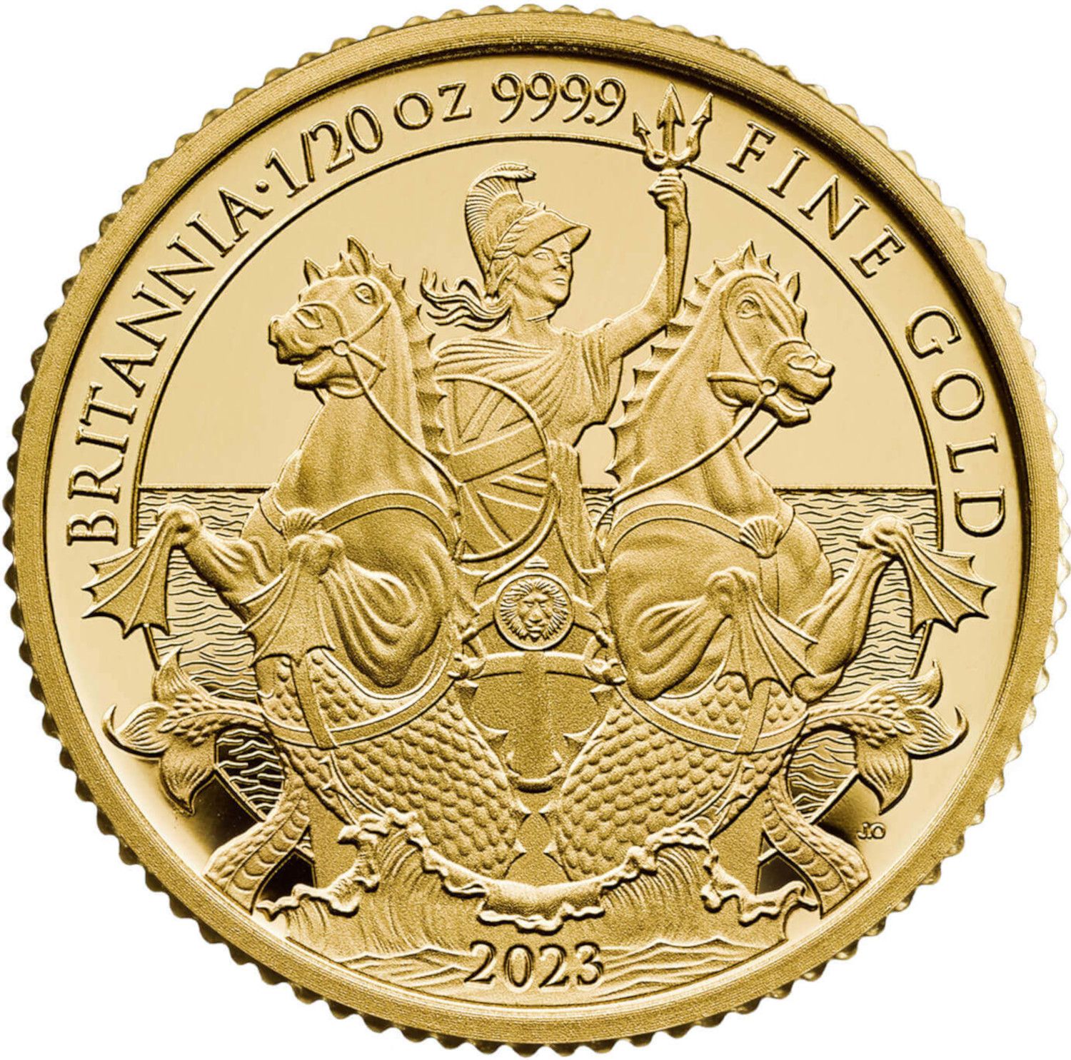 1 Pound - Charles III 1/20 oz Fine Gold reverse