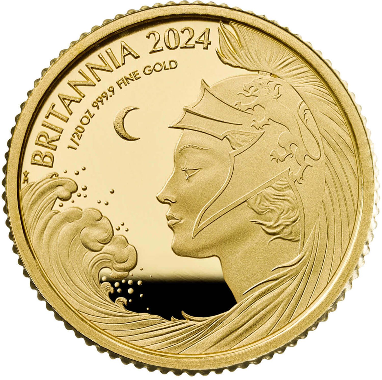 1 Pound - Charles III 1/20 oz Fine Gold reverse