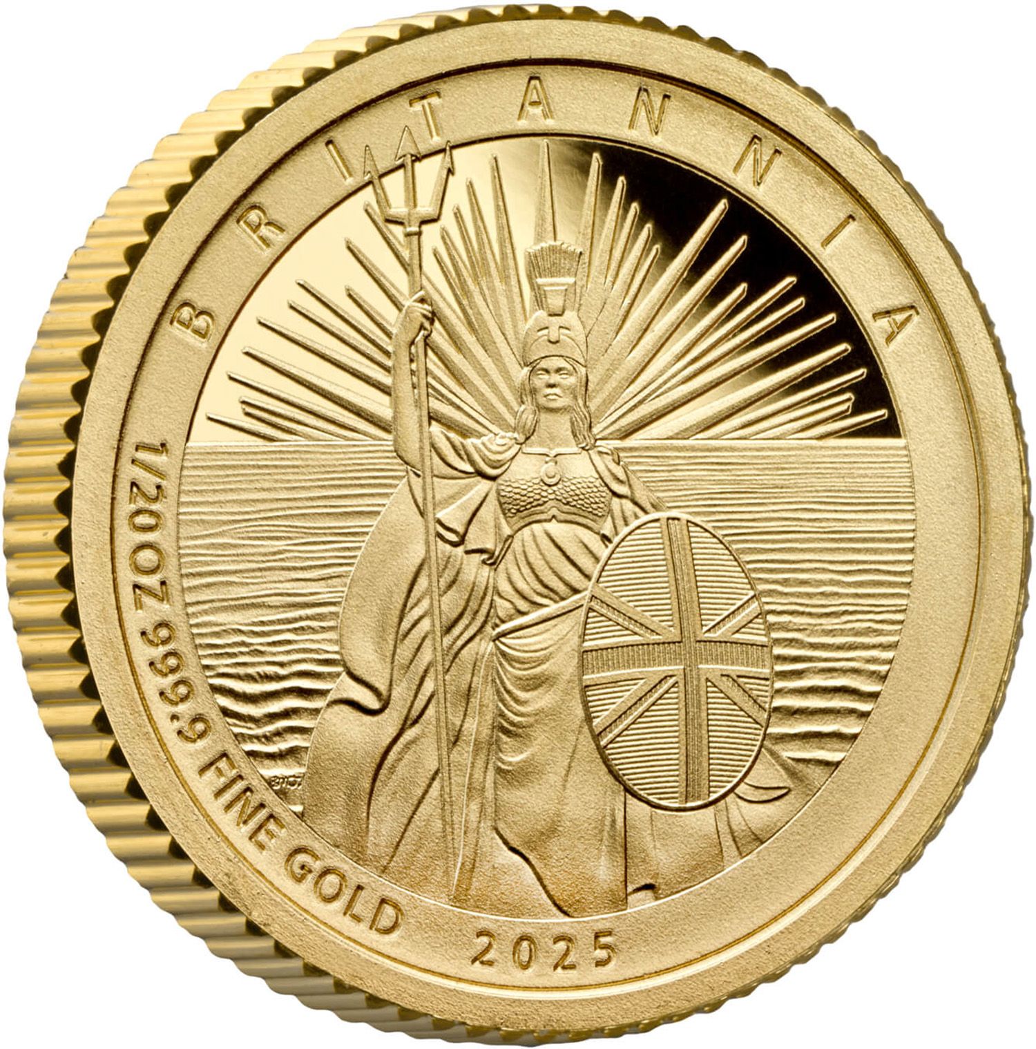 1 Pound - Charles III 1/20 oz Fine Gold reverse