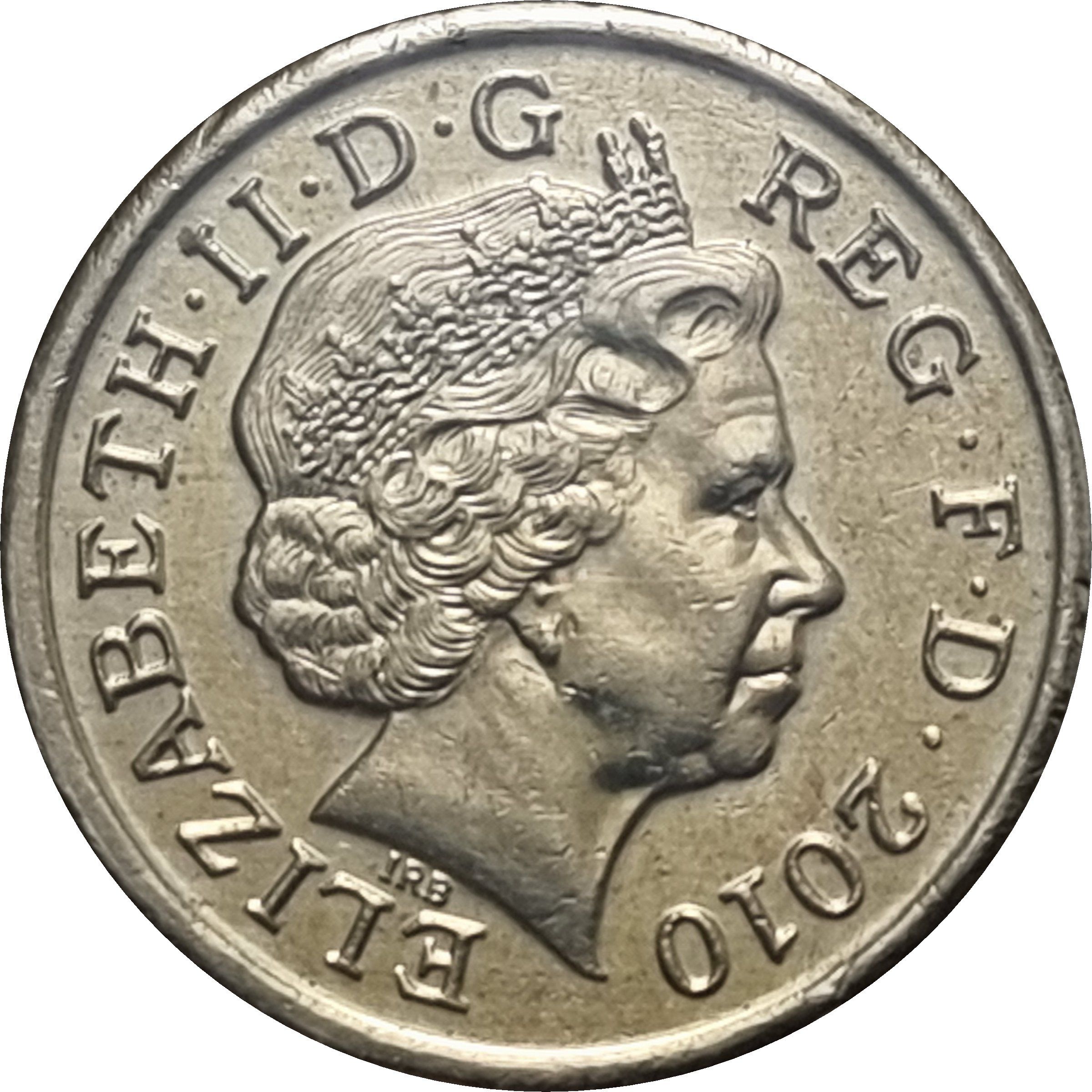 1 Pound - Elizabeth II 4th portrait; Belfast obverse
