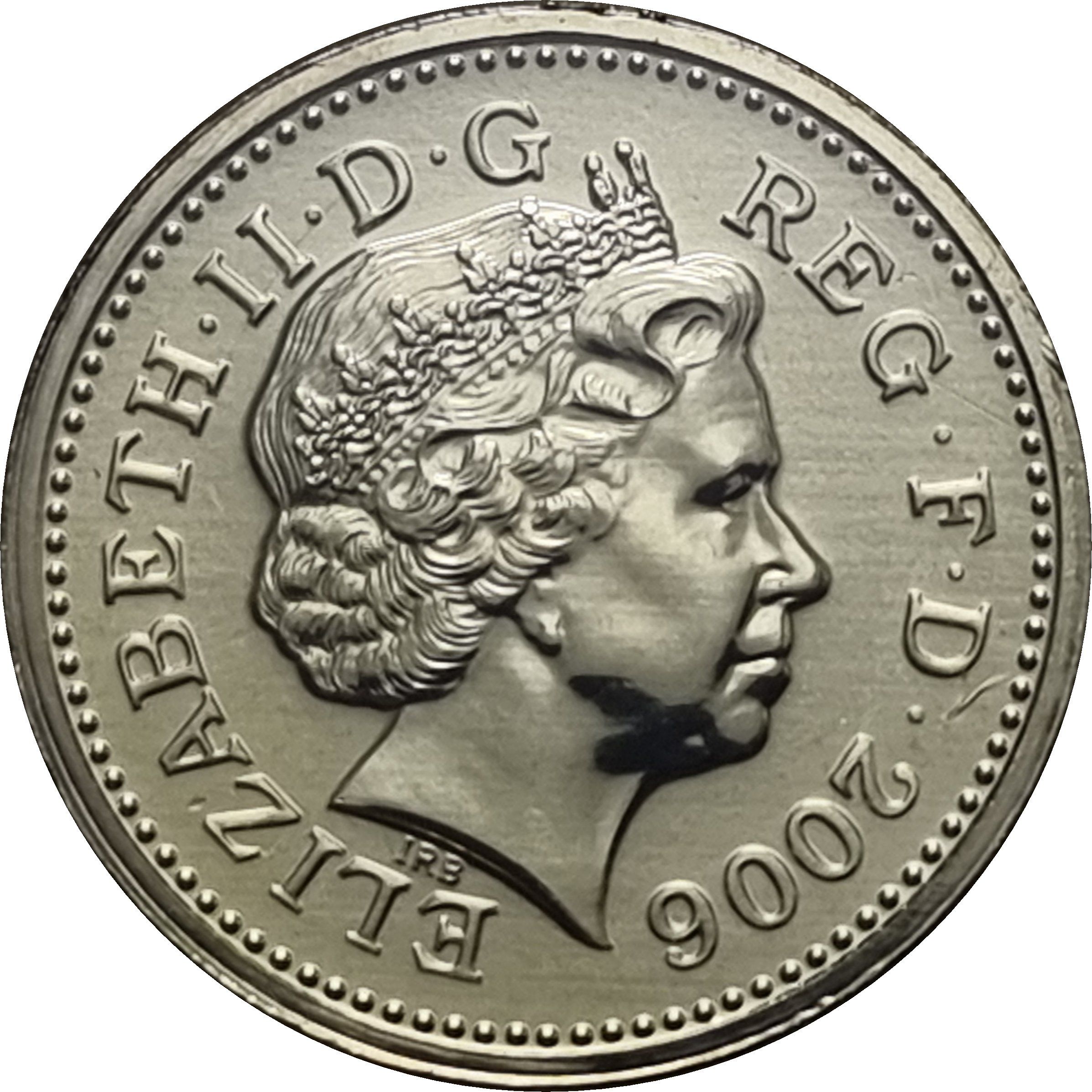 1 Pound - Elizabeth II 4th portrait; Egyptian Arch Bridge obverse