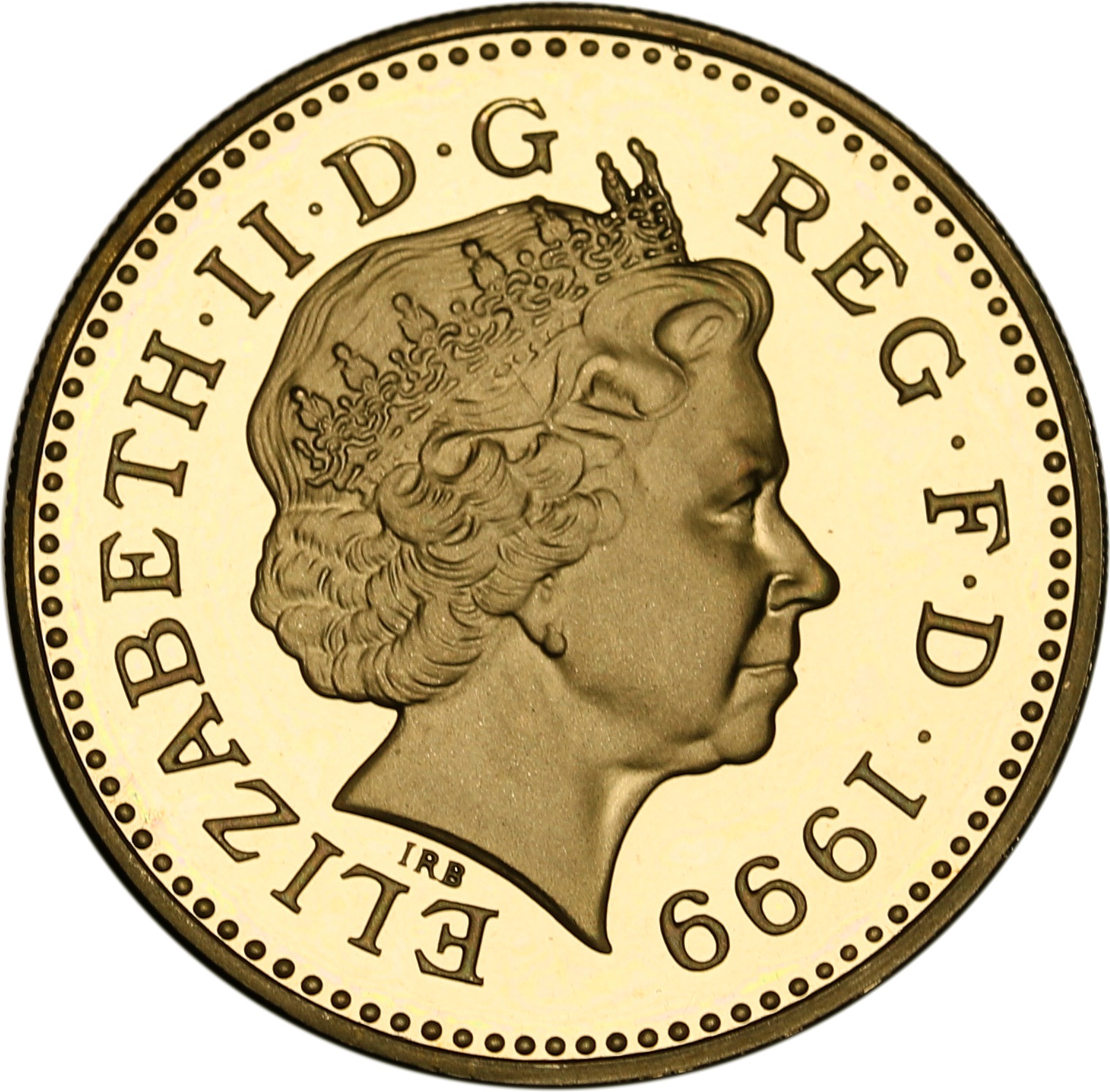 1 Pound - Elizabeth II 4th portrait; Scottish Lion obverse