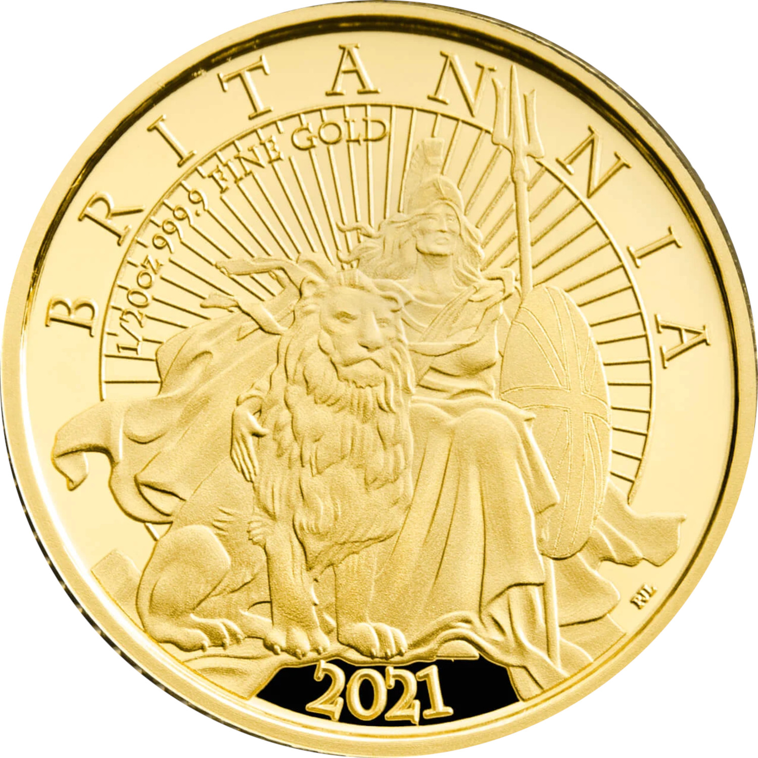 1 Pound - Elizabeth II 5th portrait; 1/20 oz Fine Gold reverse