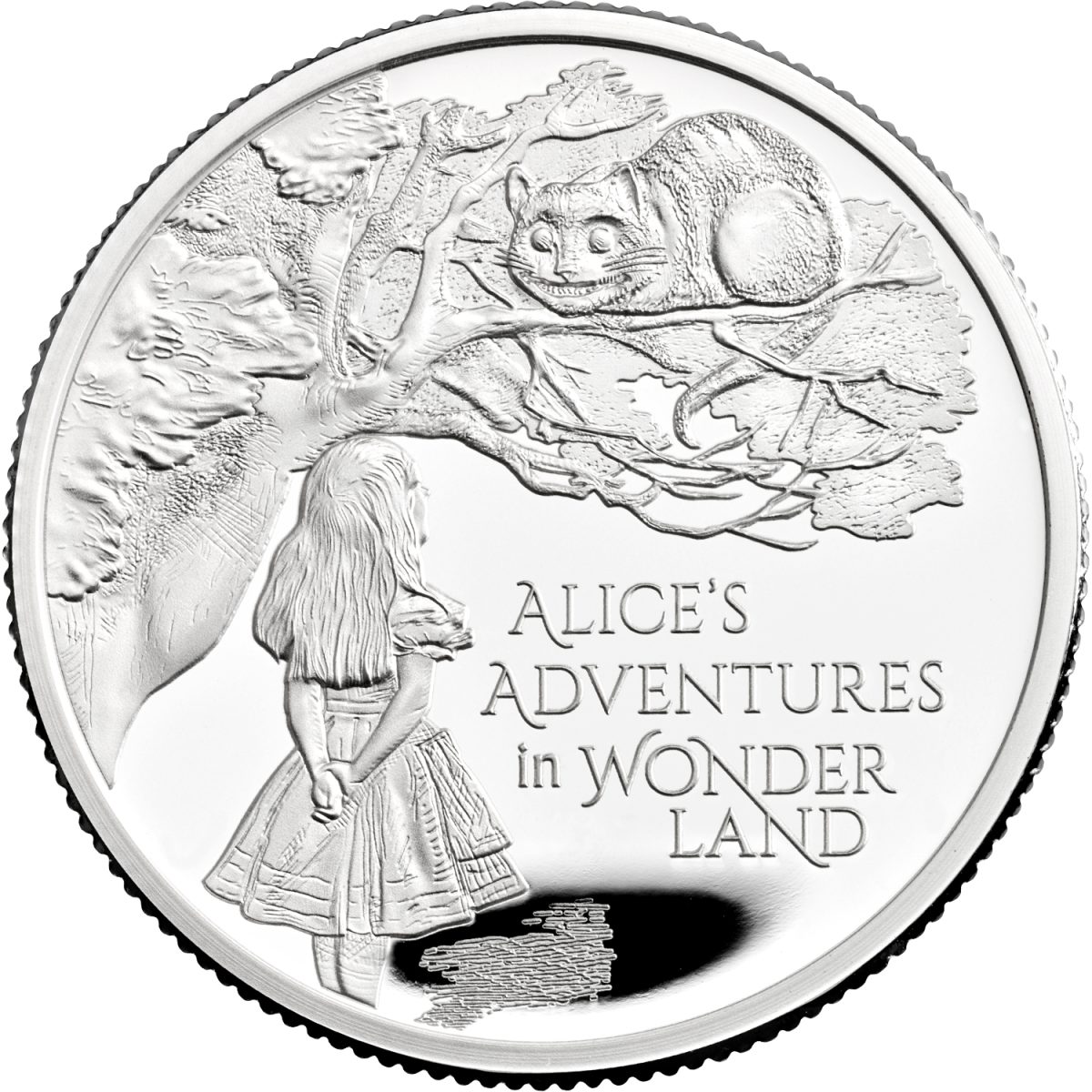 1 Pound - Elizabeth II Alice's Adventures in Wonderland; Silver Proof