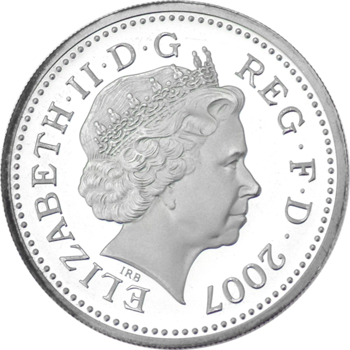 1 Pound - Elizabeth II Gateshead Millennium Bridge; Silver Proof obverse