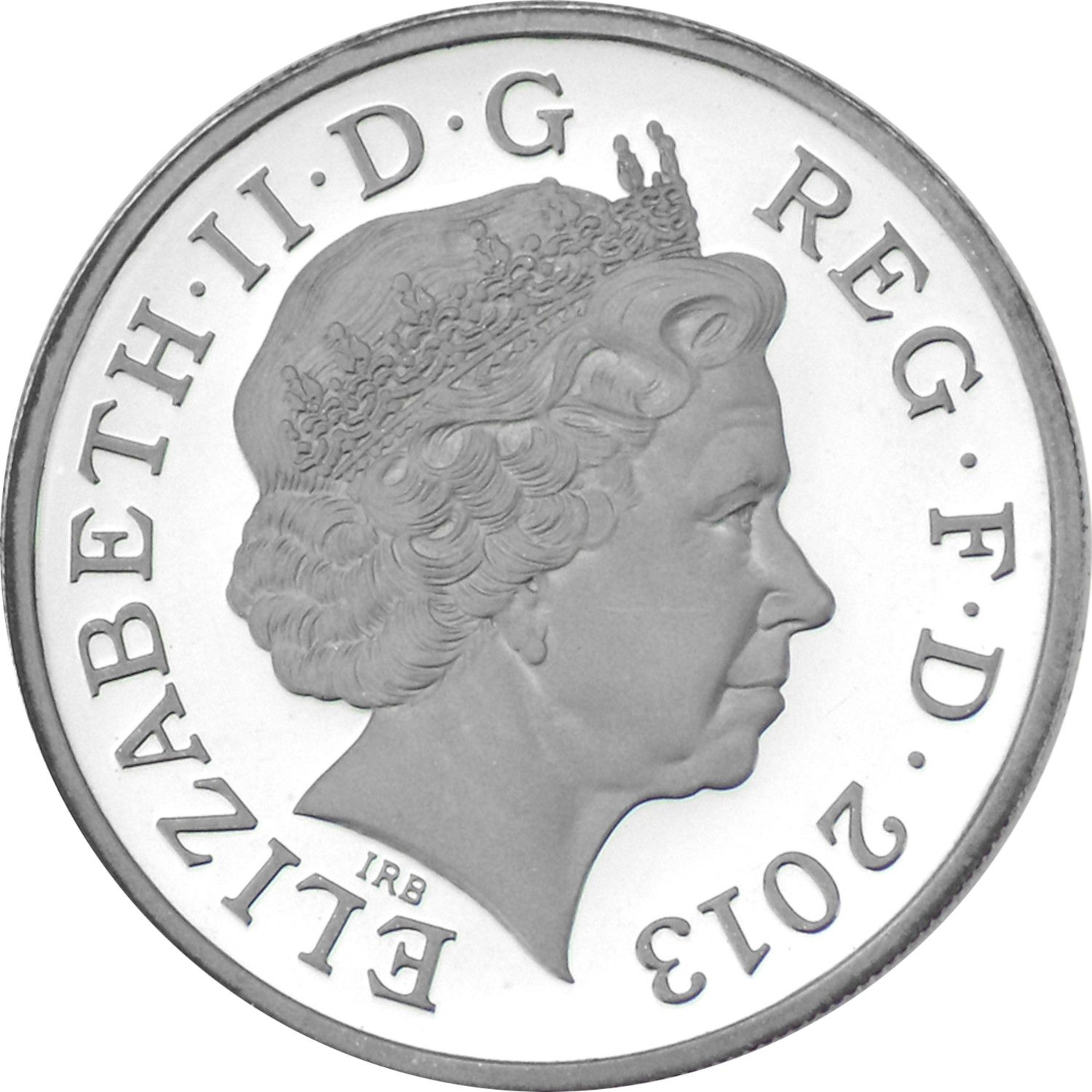 1 Pound - Elizabeth II Leek and Daffodil; Silver Proof obverse