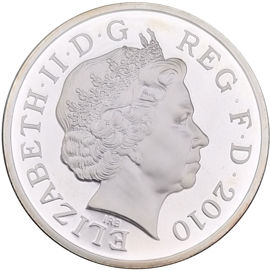 1 Pound - Elizabeth II London; Silver Piedfort obverse