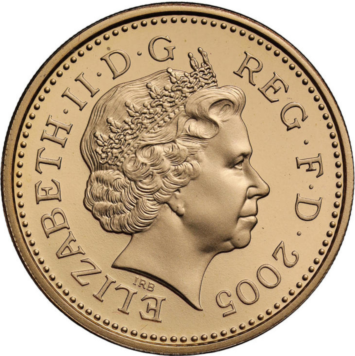 1 Pound - Elizabeth II Menai Bridge; Gold Proof obverse