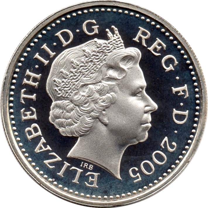 1 Pound - Elizabeth II Menai Bridge; Silver Proof obverse