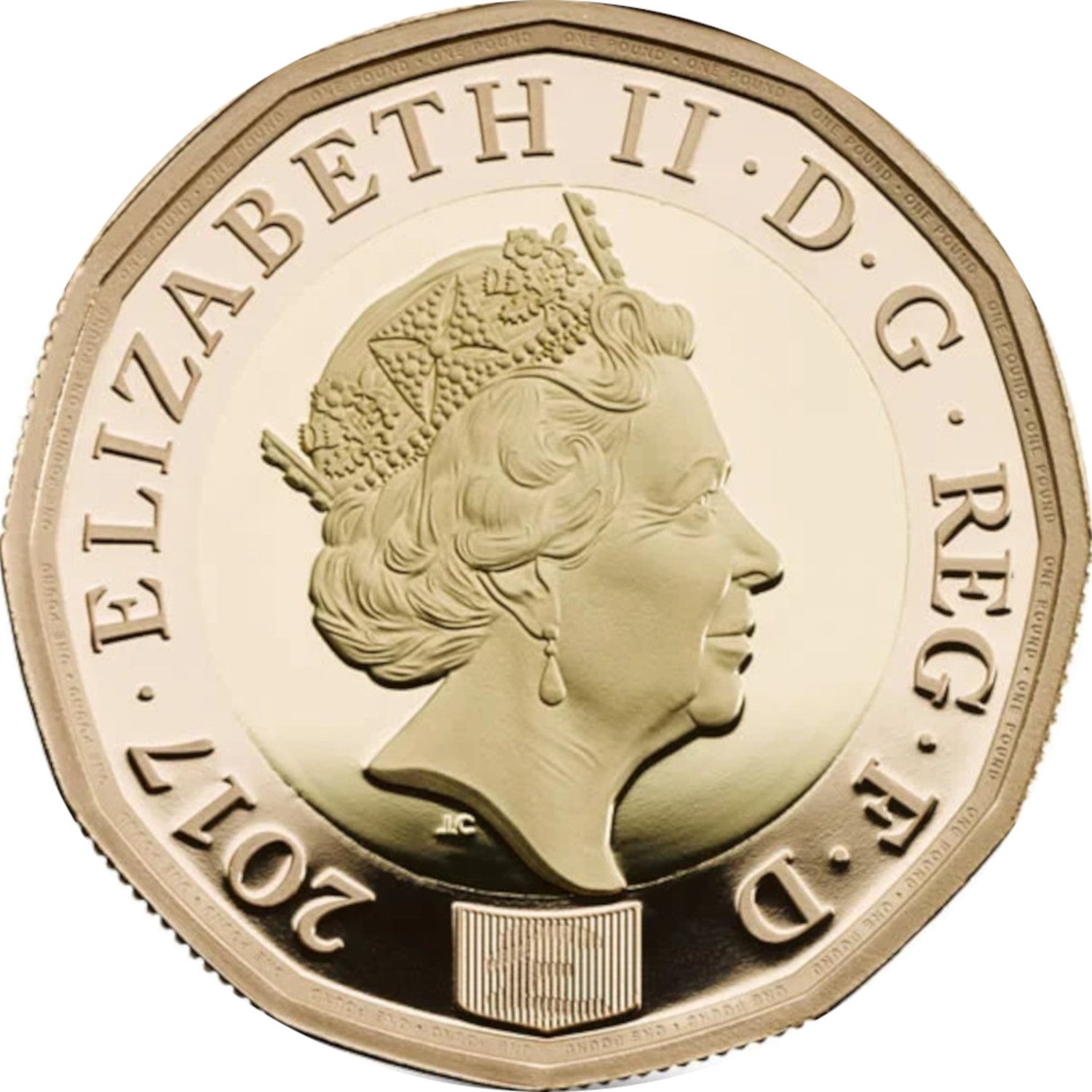 1 Pound - Elizabeth II Nations of the Crown; Gold Proof obverse