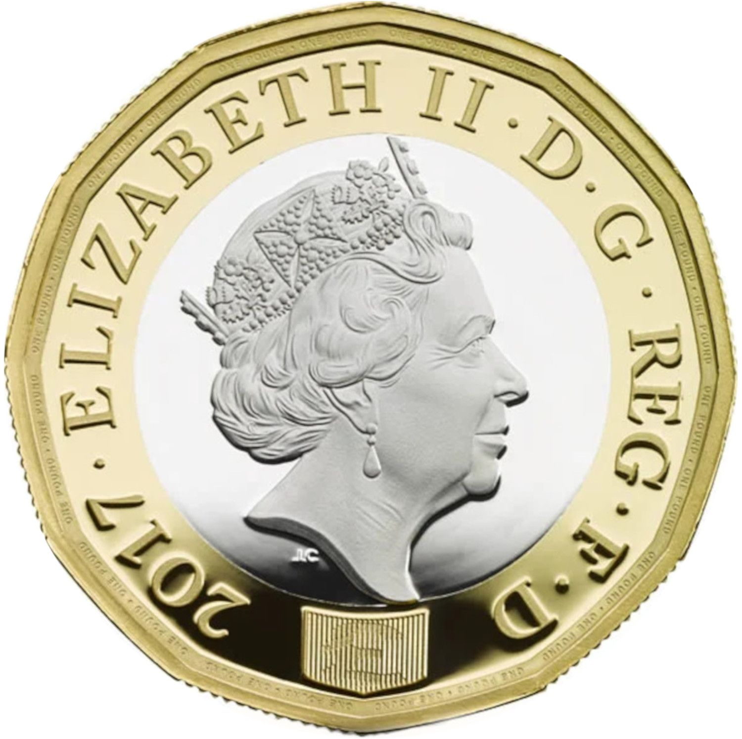 1 Pound - Elizabeth II Nations of the Crown; Silver Proof obverse