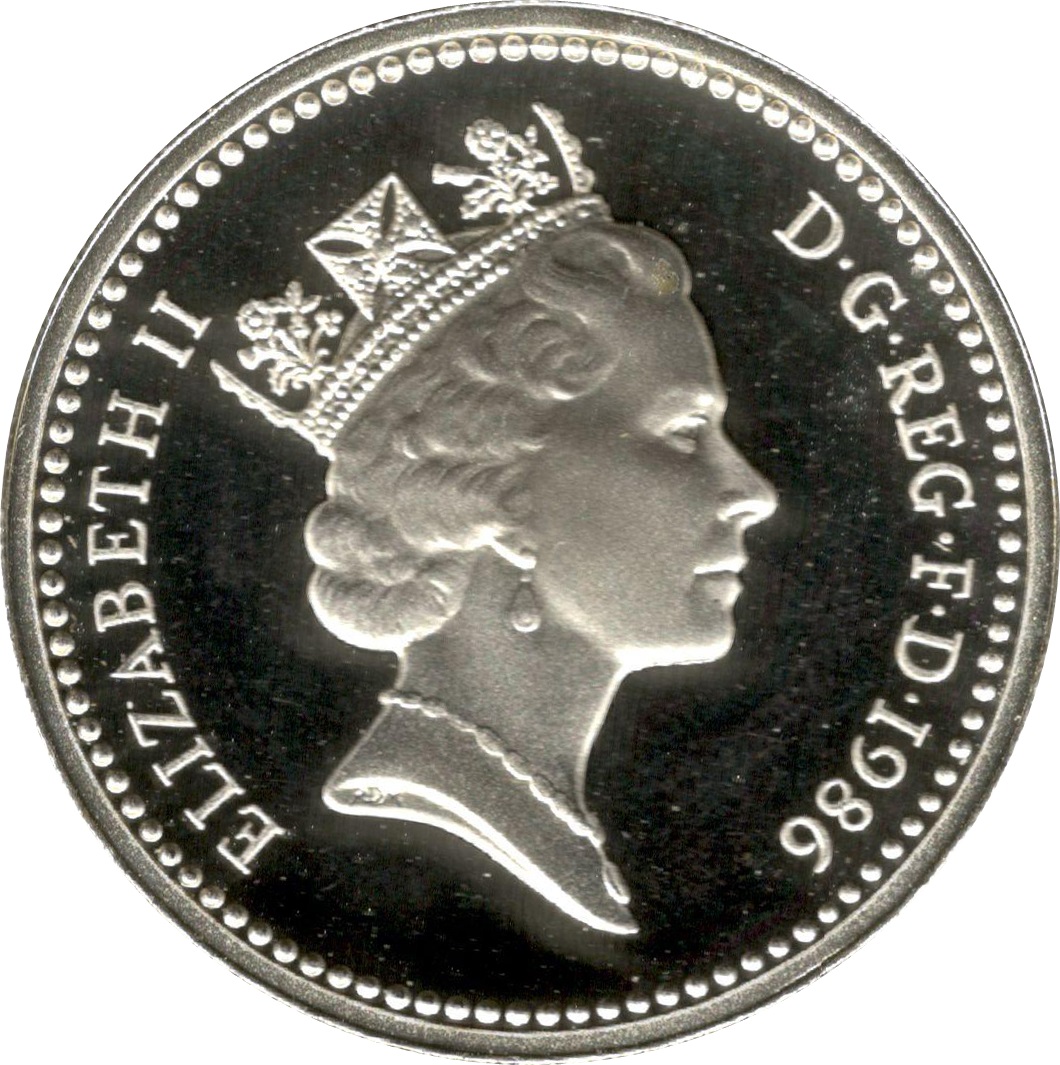 1 Pound - Elizabeth II Northern Irish Flax; Silver Proof obverse