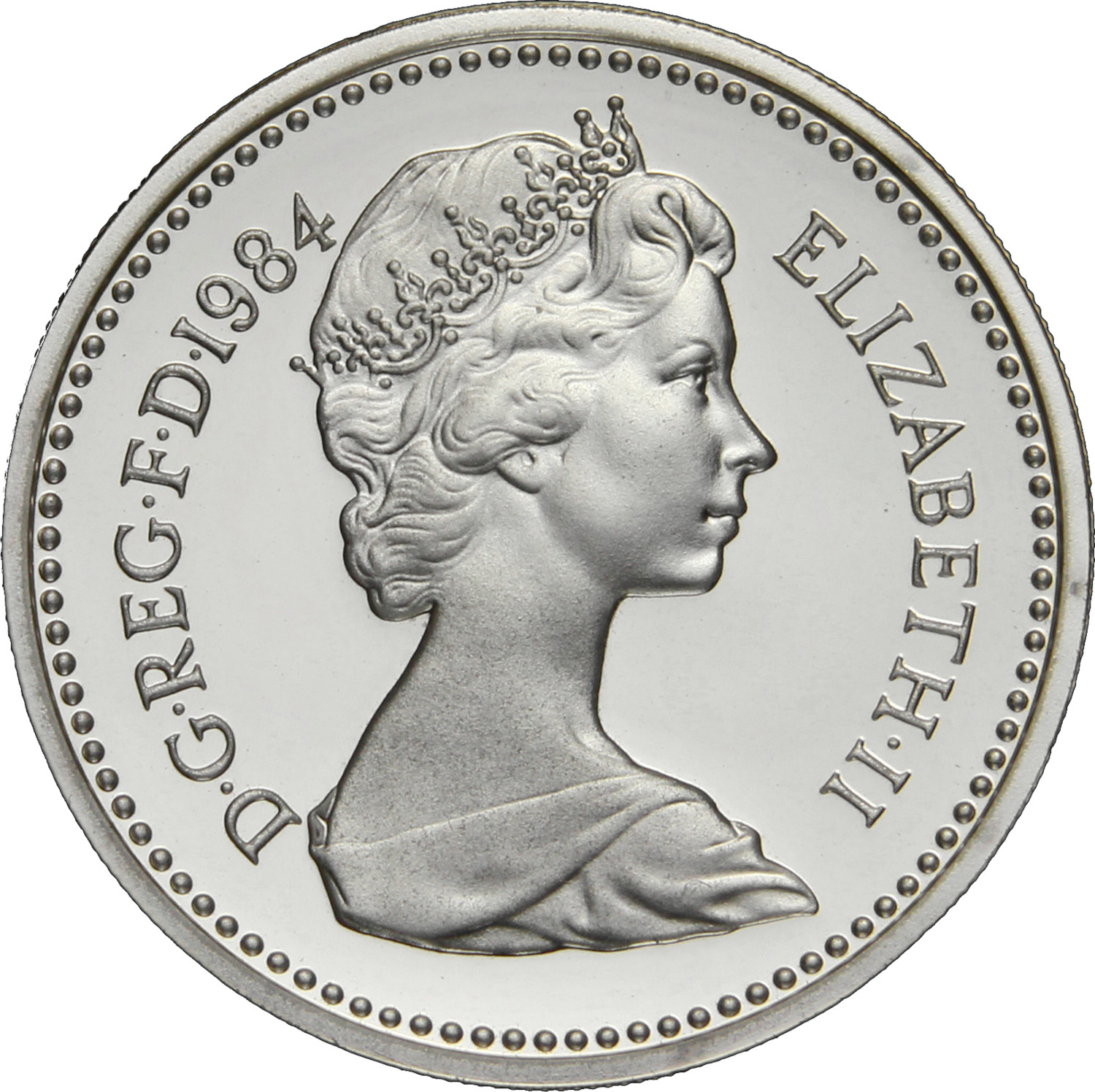 1 Pound - Elizabeth II Scottish Thistle; Silver Piedfort obverse