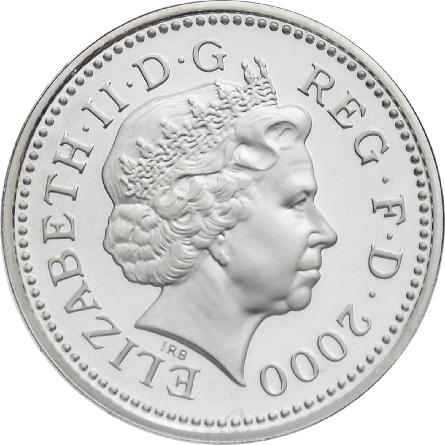 1 Pound - Elizabeth II Welsh Dragon; Silver Proof obverse