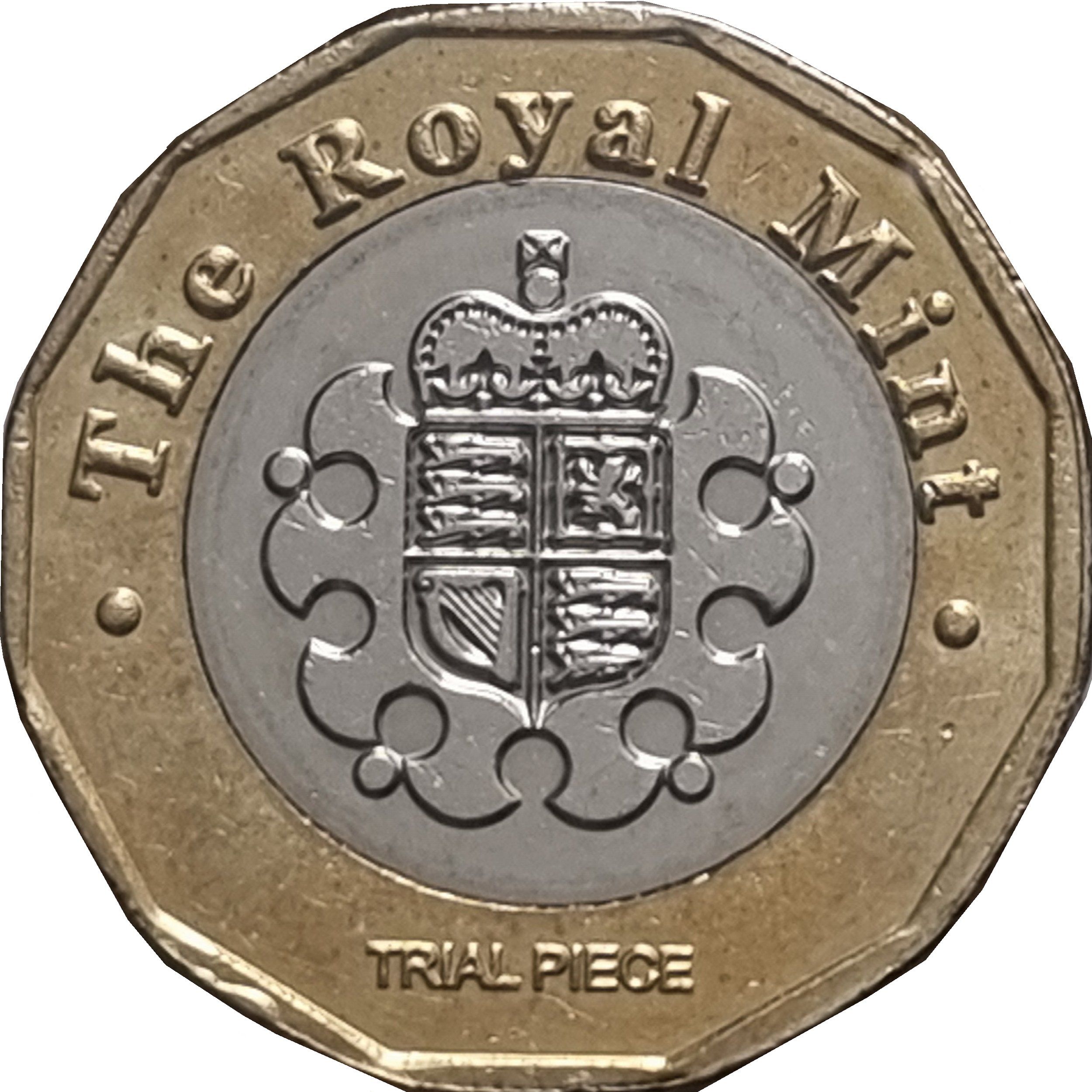 1 Pound - Royal Mint Trial reverse