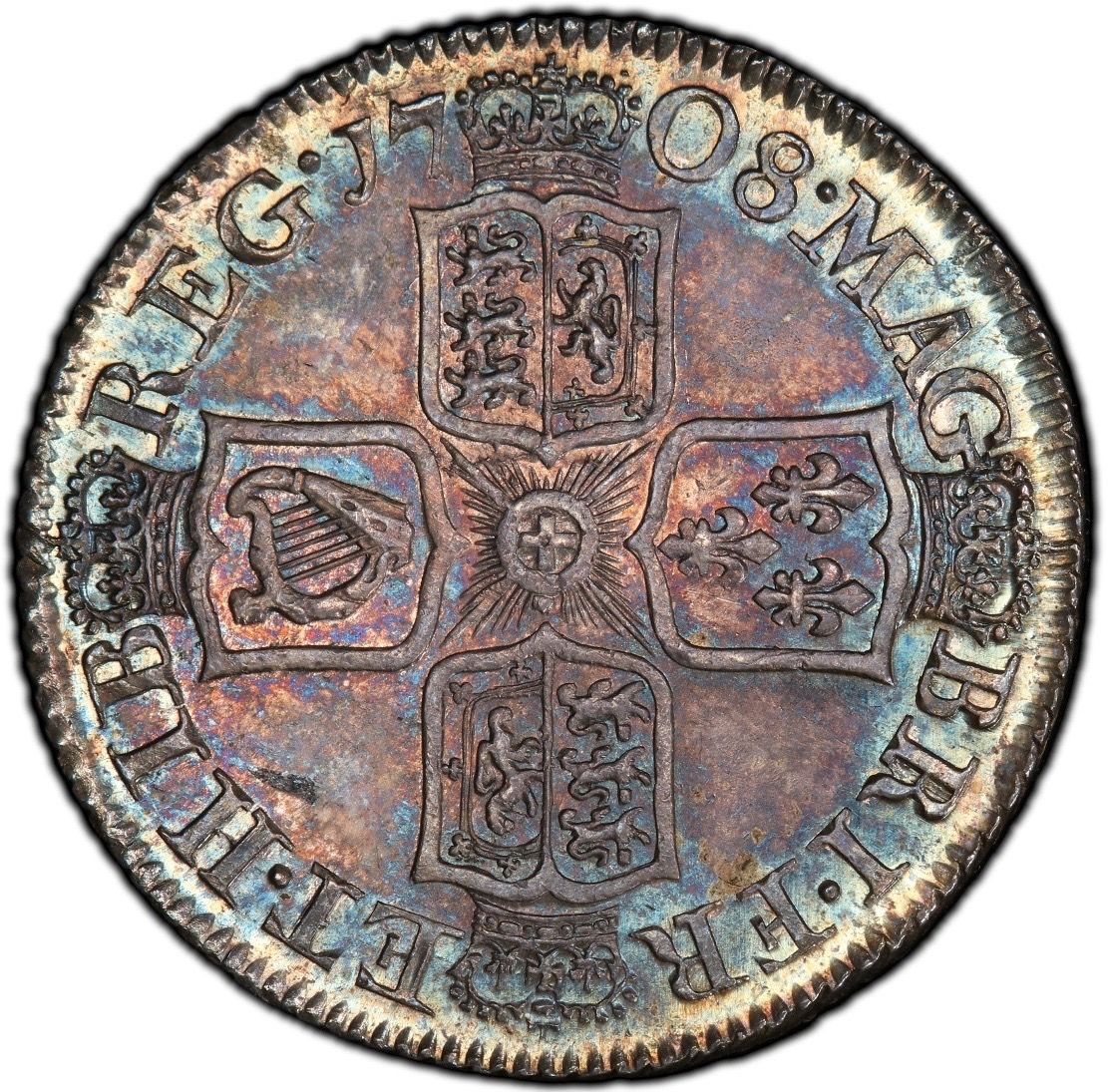 1 Shilling - Anne 3rd bust reverse