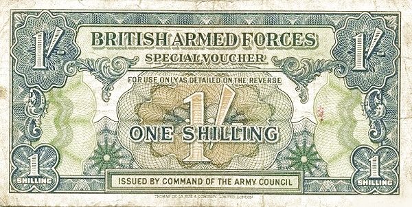 1 Shilling - British Armed Forces 1st series obverse