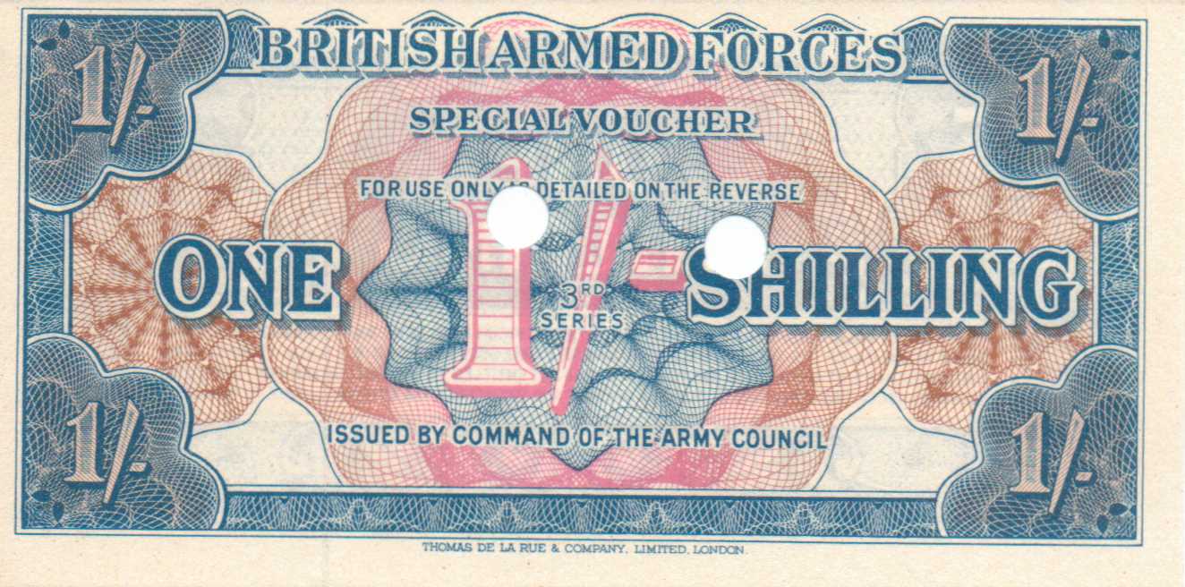 1 Shilling - British Armed Forces 3rd series obverse