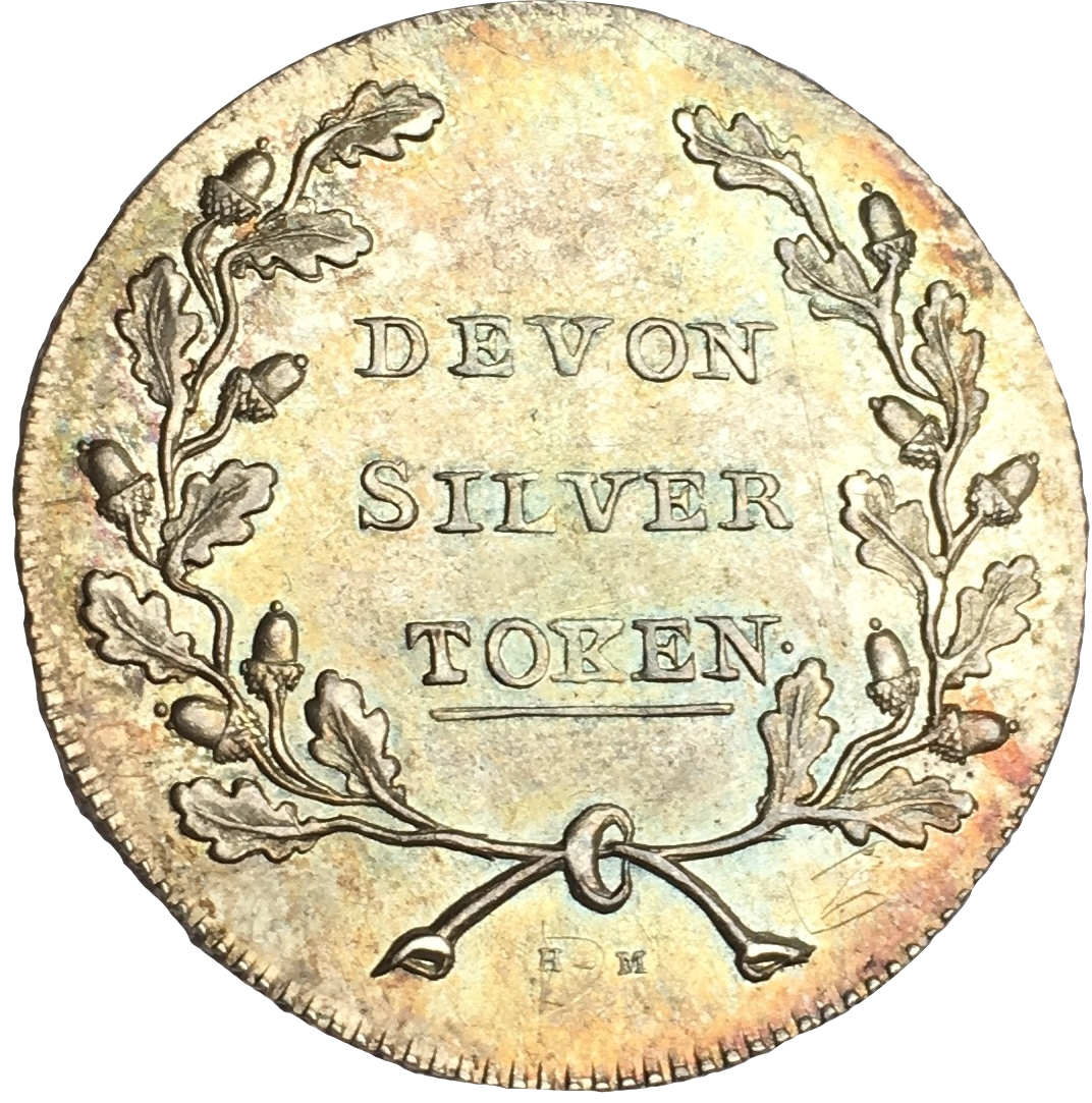 1 Shilling Devon - Morgan's / Eddystone Lighthouse reverse