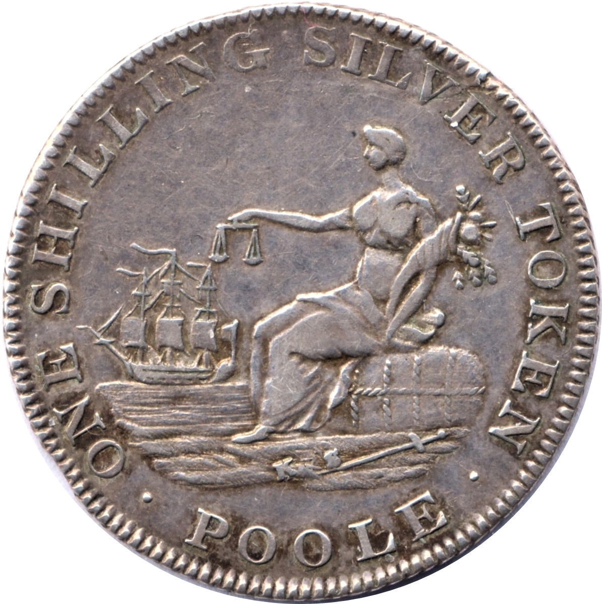 1 Shilling Dorsetshire - Poole / W.B. Best reverse