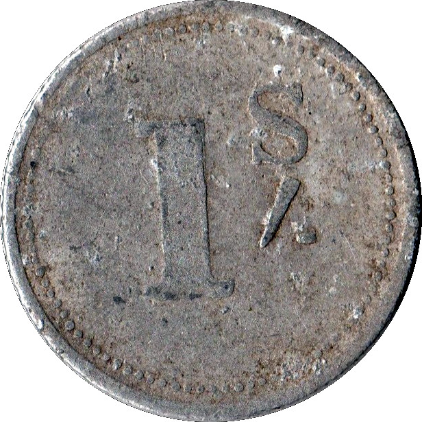 1 Shilling - F.W. Gray Upwell Farm reverse