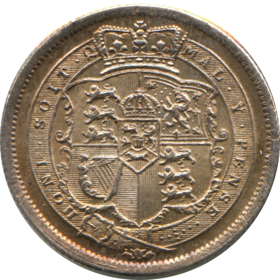 1 Shilling - George III New coinage reverse