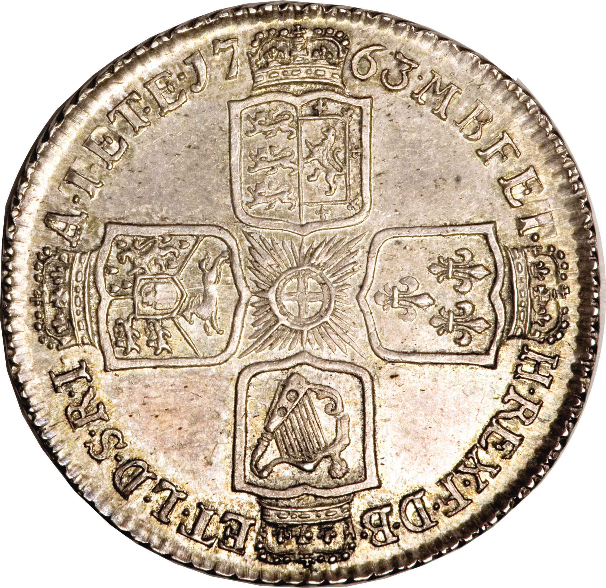 1 Shilling - George III Young bust; 'Northumberland Shilling' reverse