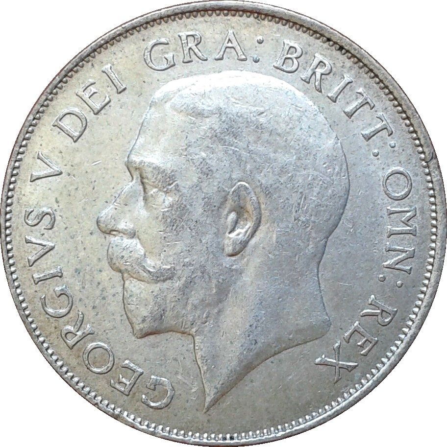 1 Shilling - George V 2nd type obverse