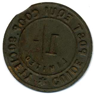 1 Shilling - Guide Post Equit CSL Northumberland reverse