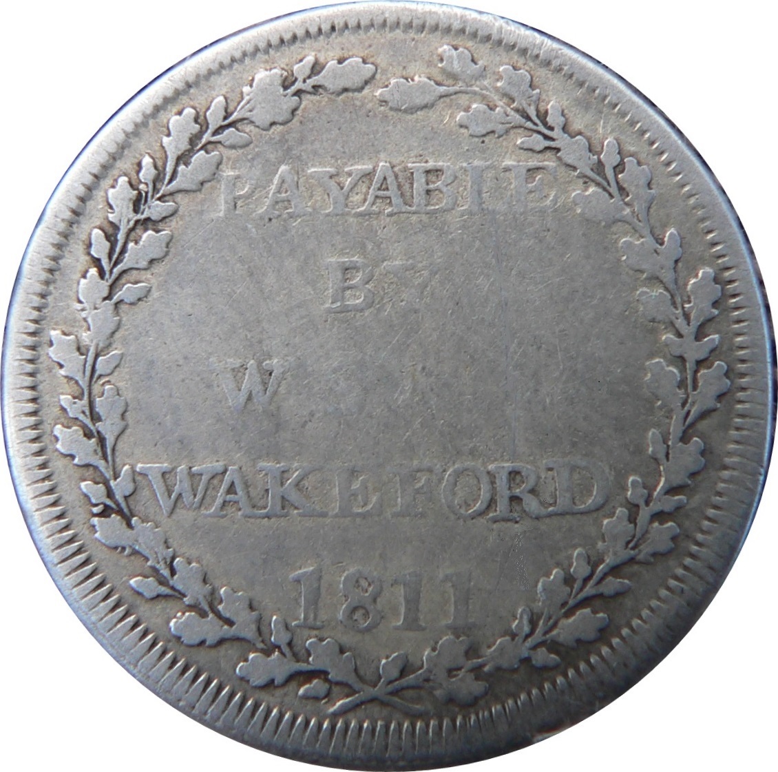 1 Shilling Hampshire - Andover / Wakeford's reverse