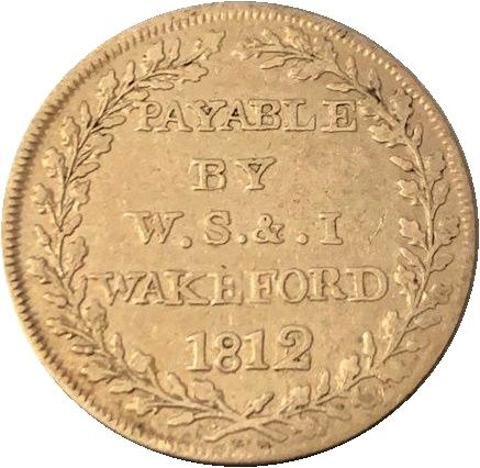 1 Shilling Hampshire - Andover / Wakeford's reverse