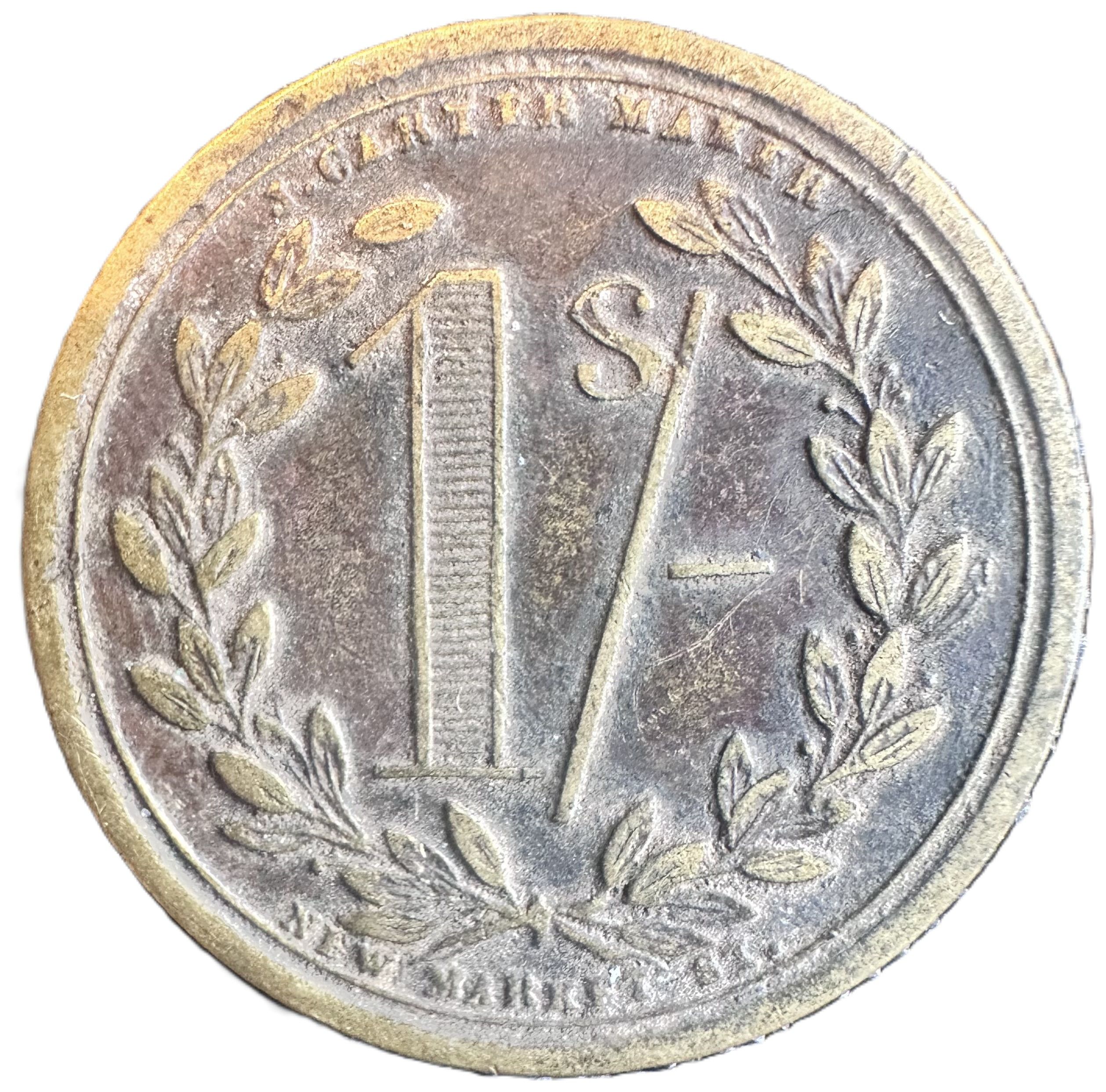 1 Shilling - Morgan & Biermann Cardiff reverse