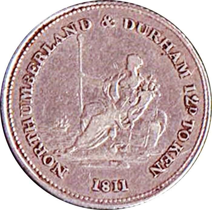 1 Shilling Northumberland - Newcastle upon Tyne / J. Robertson reverse