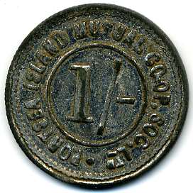 1 Shilling - Portsea Island Mutual CSL reverse