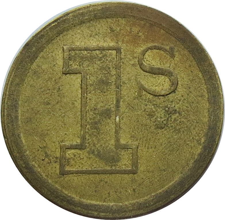 1 Shilling - Spitalfields Market L and H Starns reverse