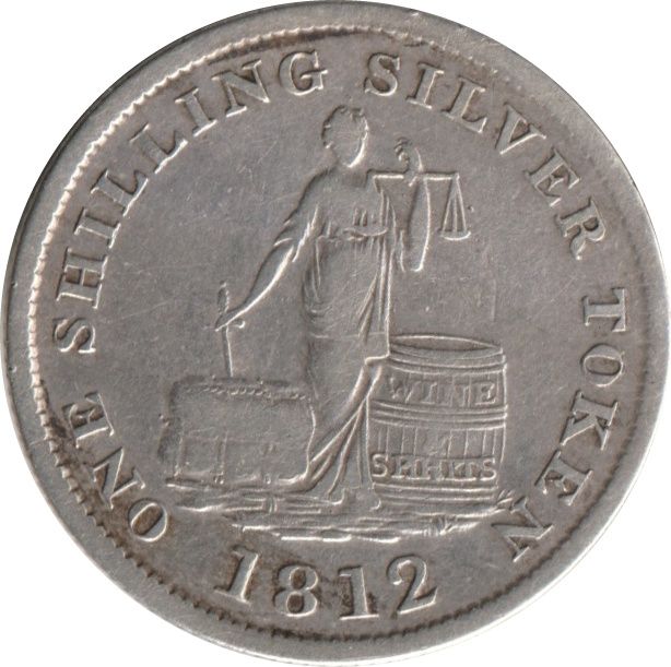 1 Shilling Yorkshire - Bradford / J. Laycock reverse