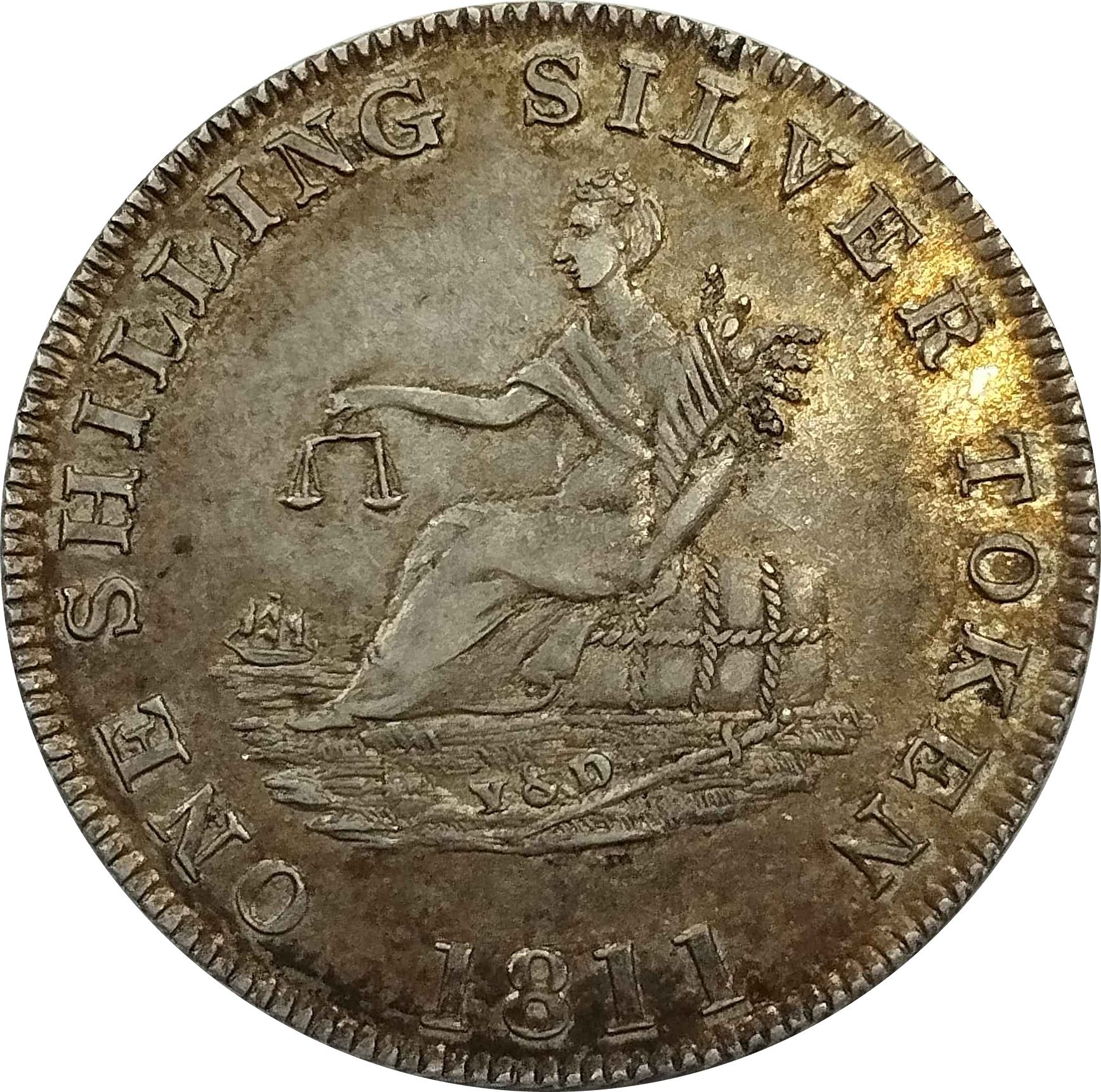 1 Shilling Yorkshire - Leeds / J. Smalpage & S. Lumb reverse