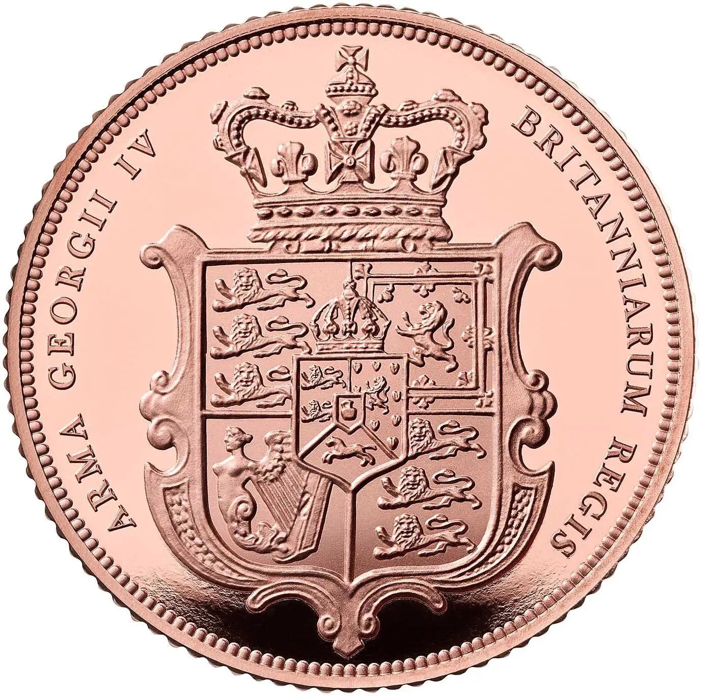 1 Sovereign - Charles III Hanoverian Royal Arms