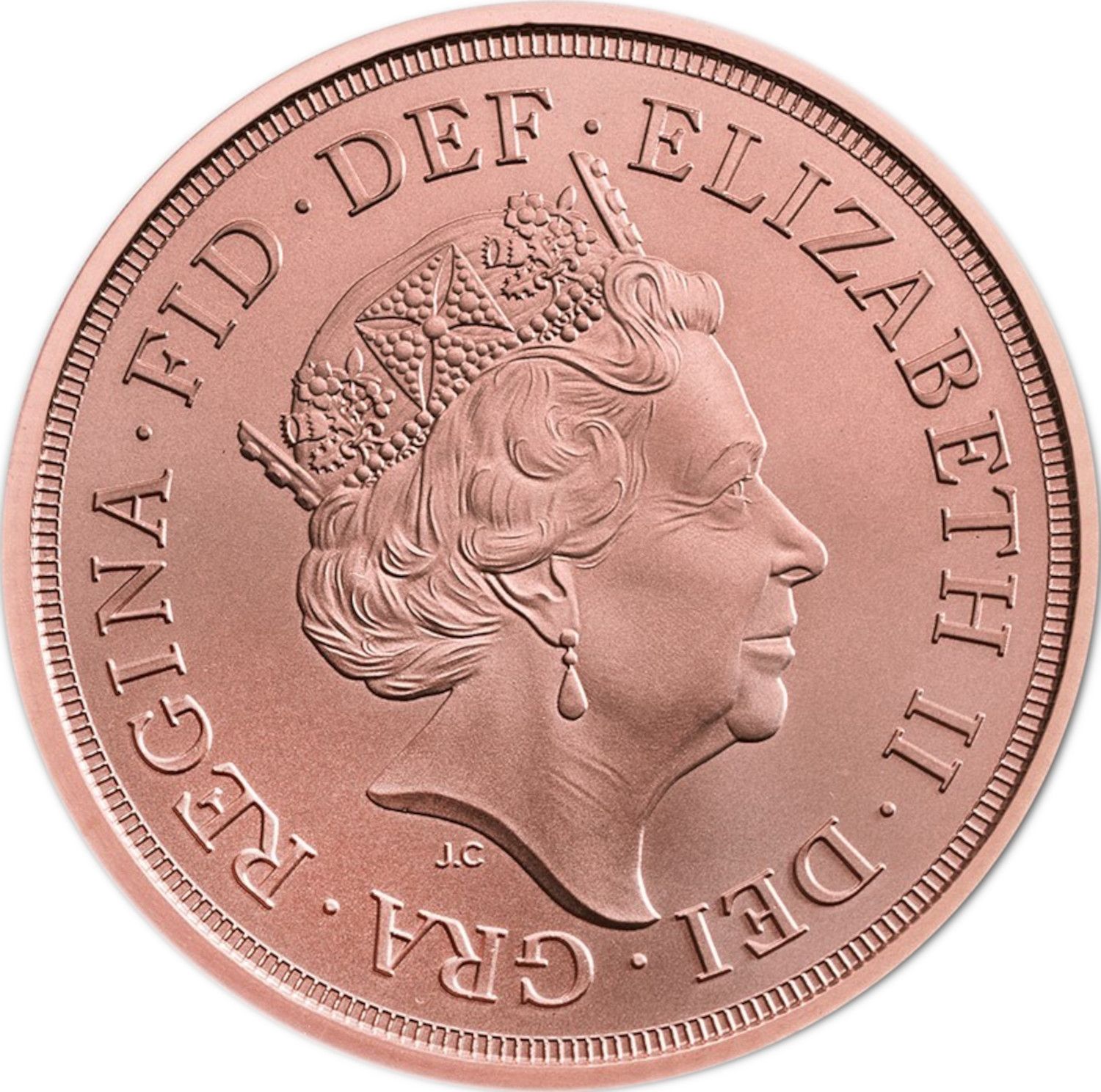 1 Sovereign - Elizabeth II 5th portrait; Brexit obverse