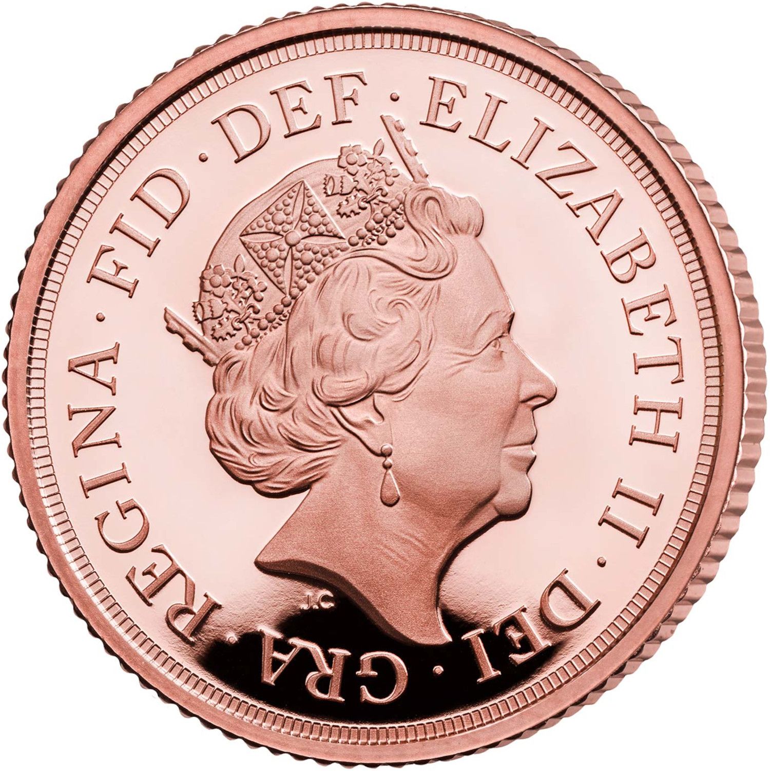 1 Sovereign - Elizabeth II 5th portrait; Queen's 95th Birthday obverse