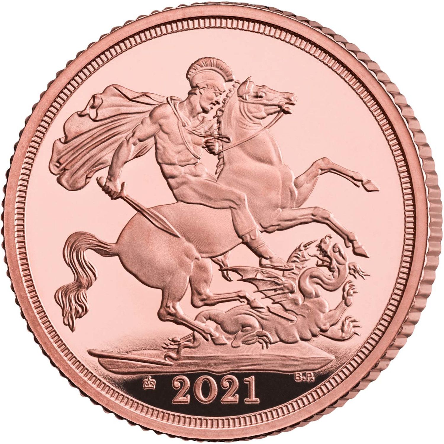 1 Sovereign - Elizabeth II 5th portrait; Queen's 95th Birthday reverse