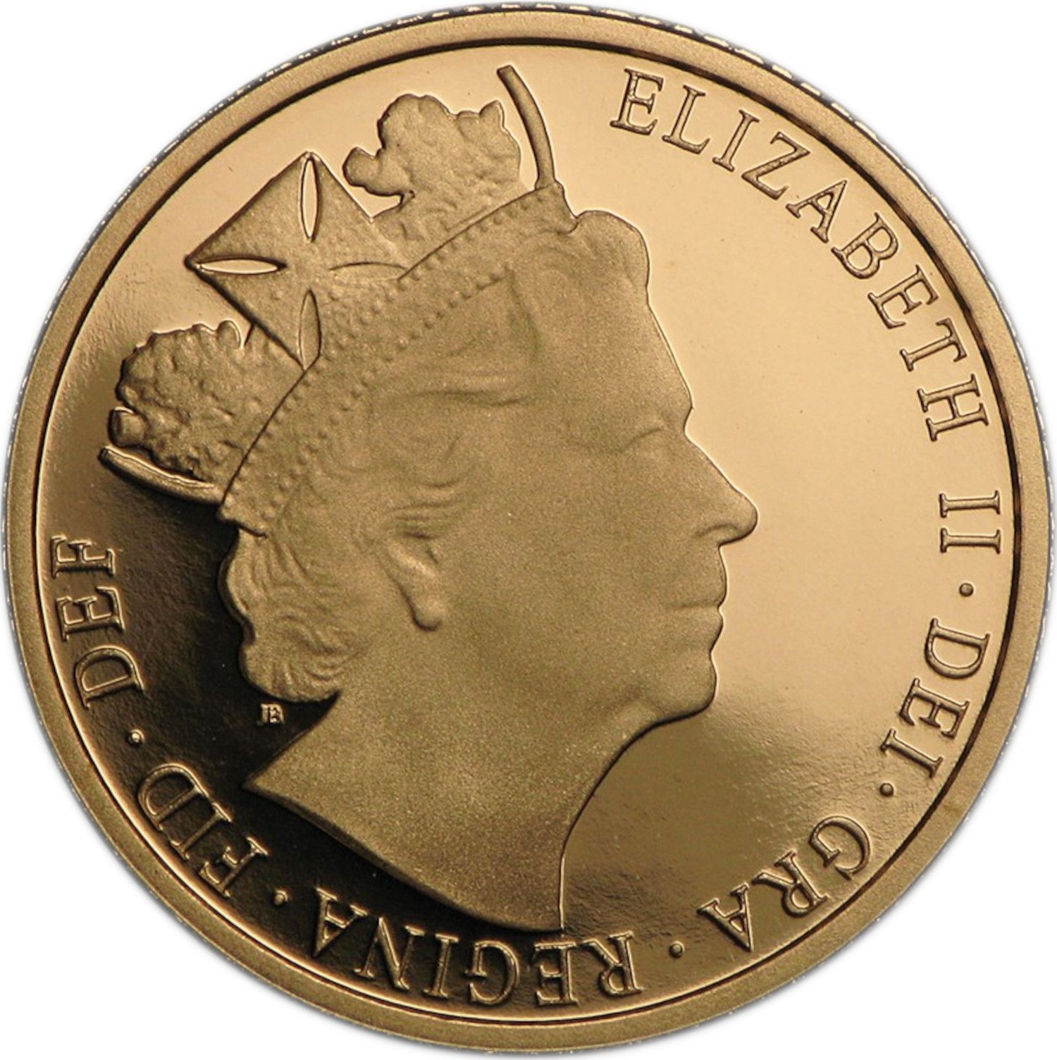 1 Sovereign - Elizabeth II Butler effigy obverse