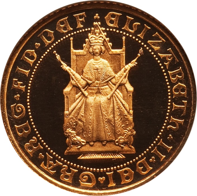 1 Sovereign - Elizabeth II Gold Sovereign Anniversary obverse